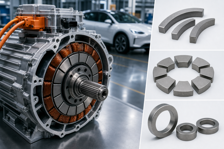 Common Magnet Types for Electric Vehicle Motors