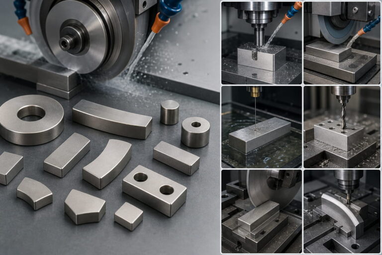 Sintered NdFeB Magnets Precision Machining Services