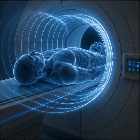 Interazione con le barre magnetiche nella risonanza magnetica (RM)