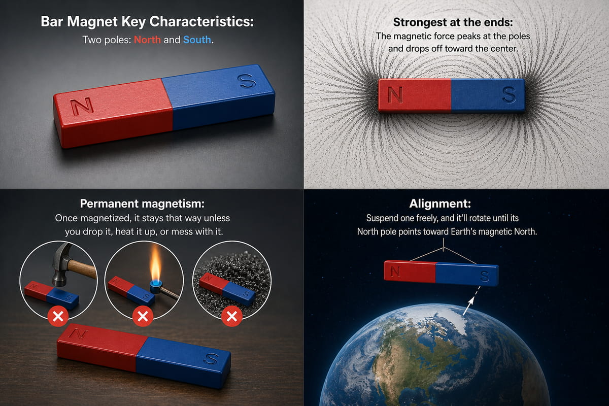 Caratteristiche principali delle barre magnetiche