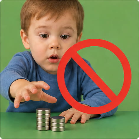 Sicurezza dei bambini: come conservare i magneti al neodimio