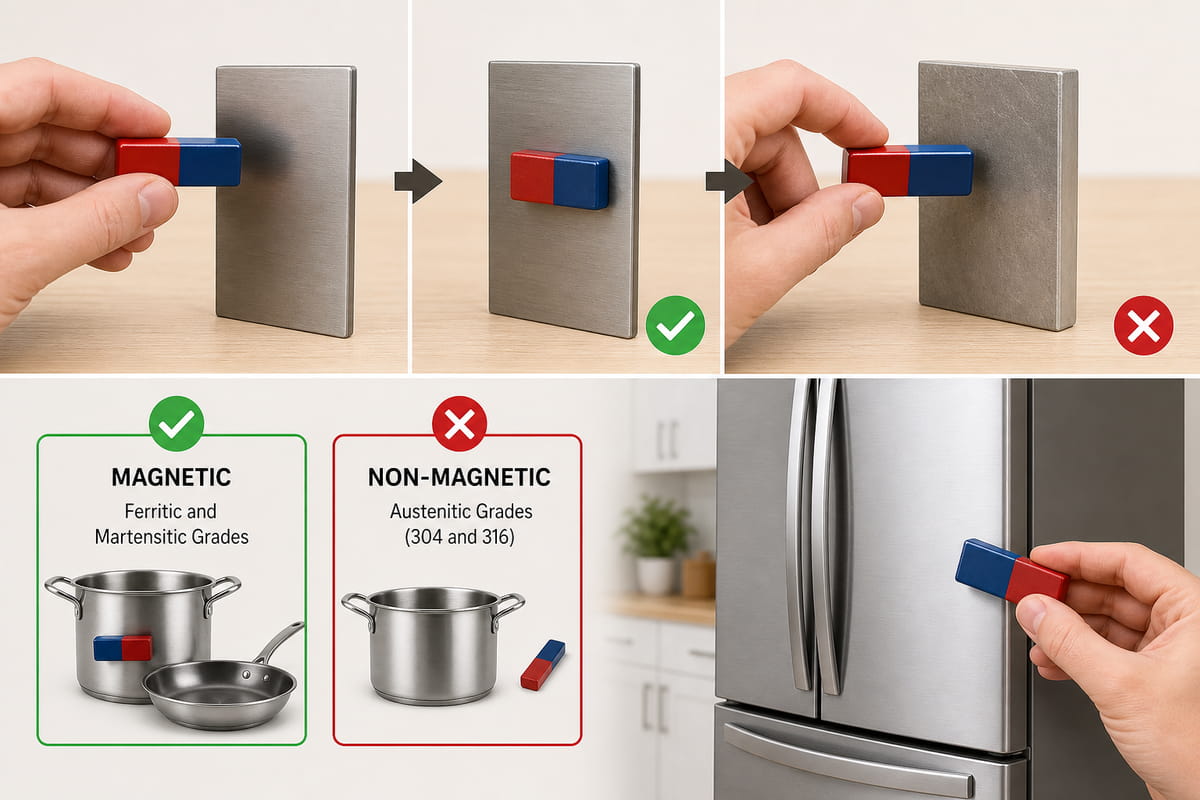 Come verificare se un metallo è magnetico