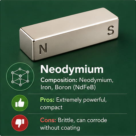 Materiale per magneti al neodimio