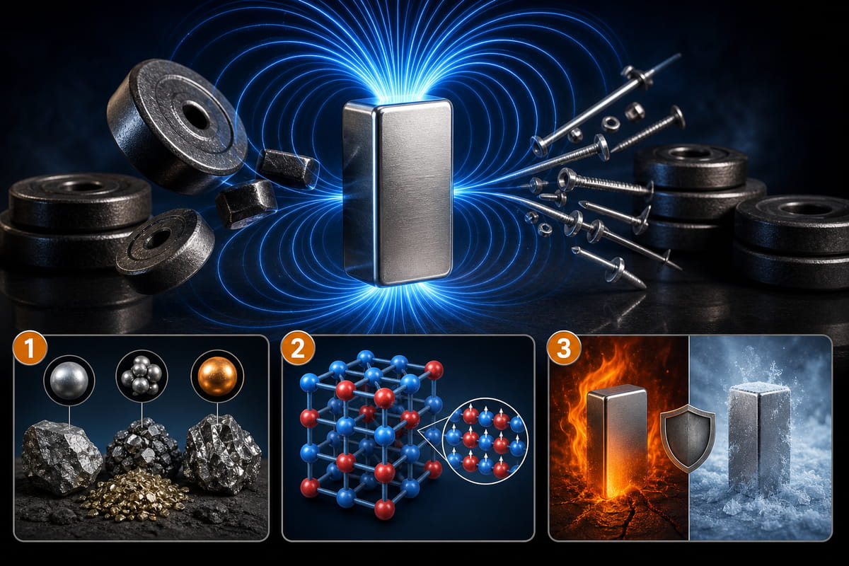 I motivi per cui i magneti al neodimio sono così potenti