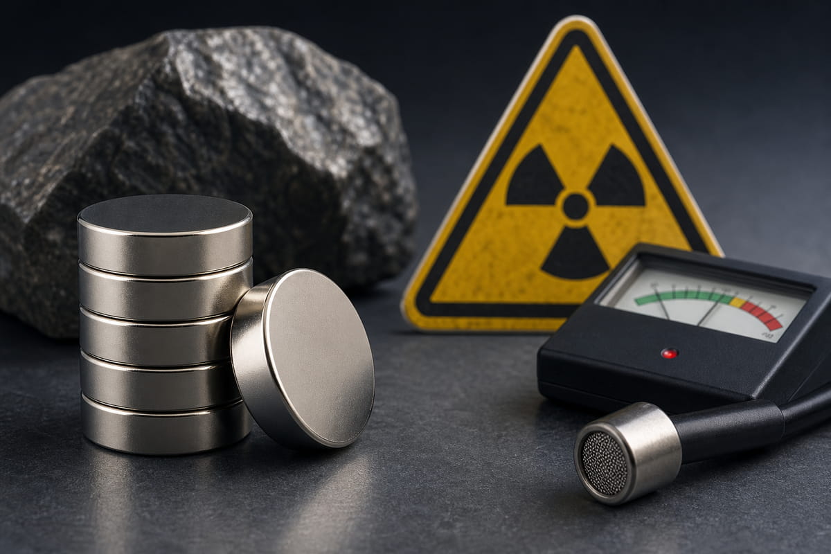 are neodymium magnets radioactive
