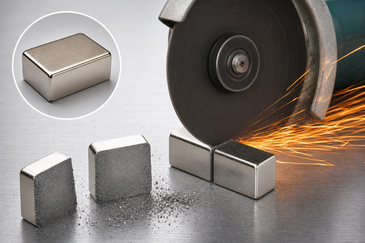 Si può tagliare un magnete al neodimio?