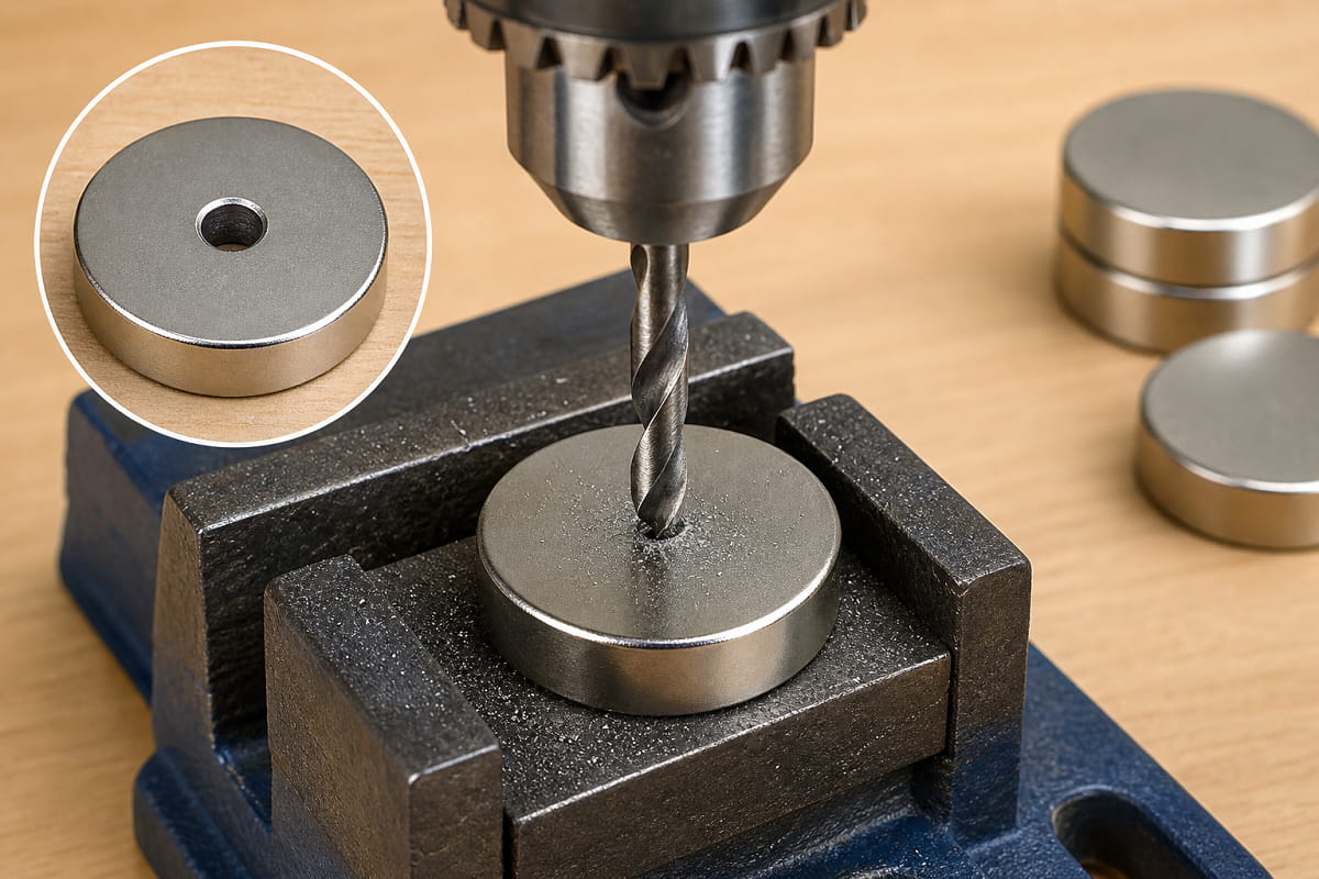 Si può praticare un foro in un magnete al neodimio?