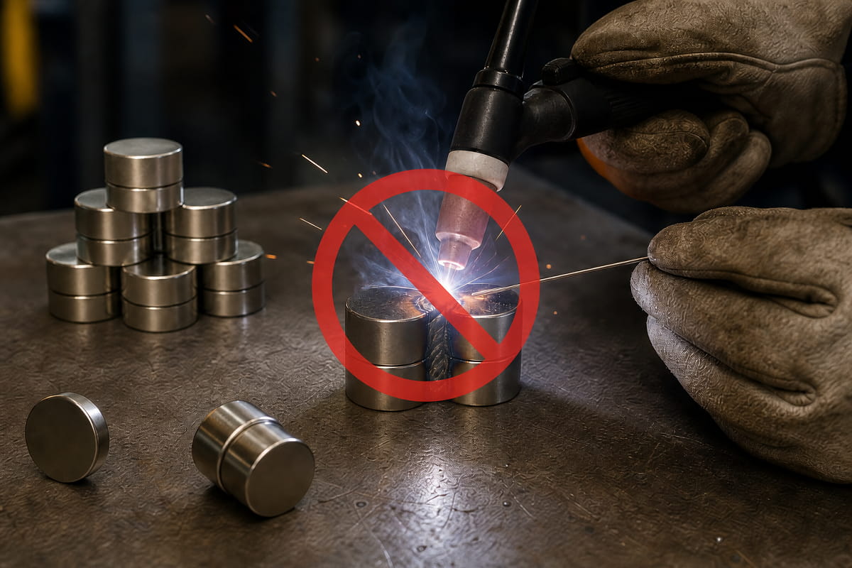 Si possono saldare i magneti al neodimio?