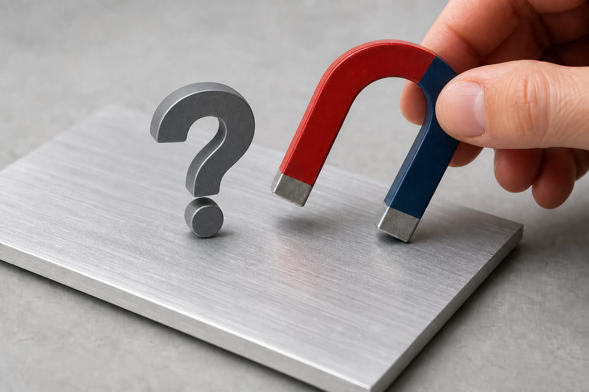 Un magnete aderisce all'alluminio?