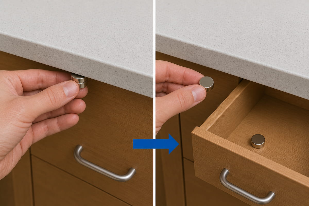 utilizzare Draw per separare i magneti al neodimio
