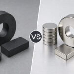 Qual è la differenza tra un magnete in ferrite e uno al neodimio?