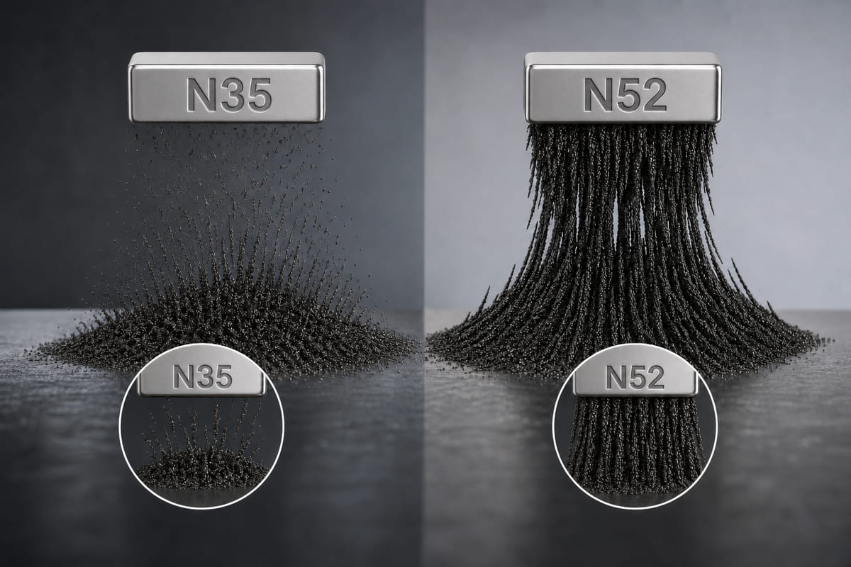 Quanto è potente un magnete N52?