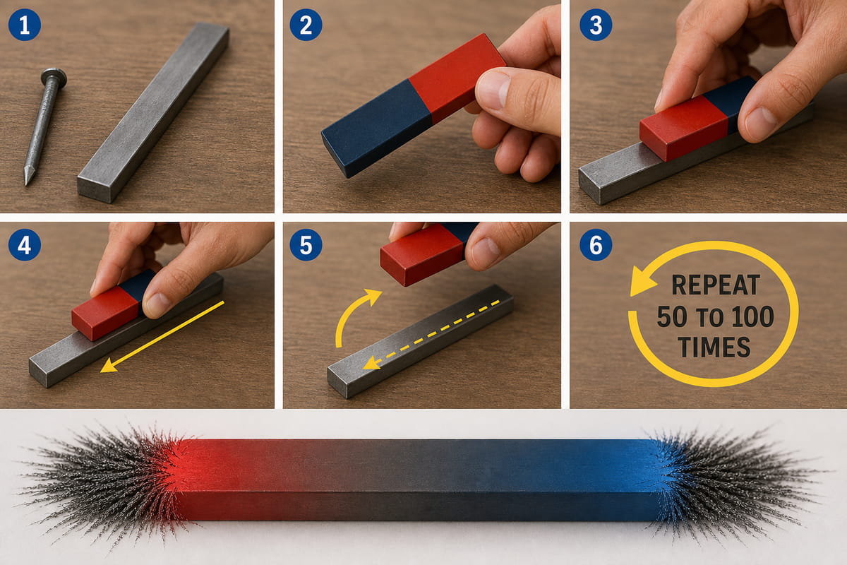 Come realizzare un semplice magnete a barra a casa propria