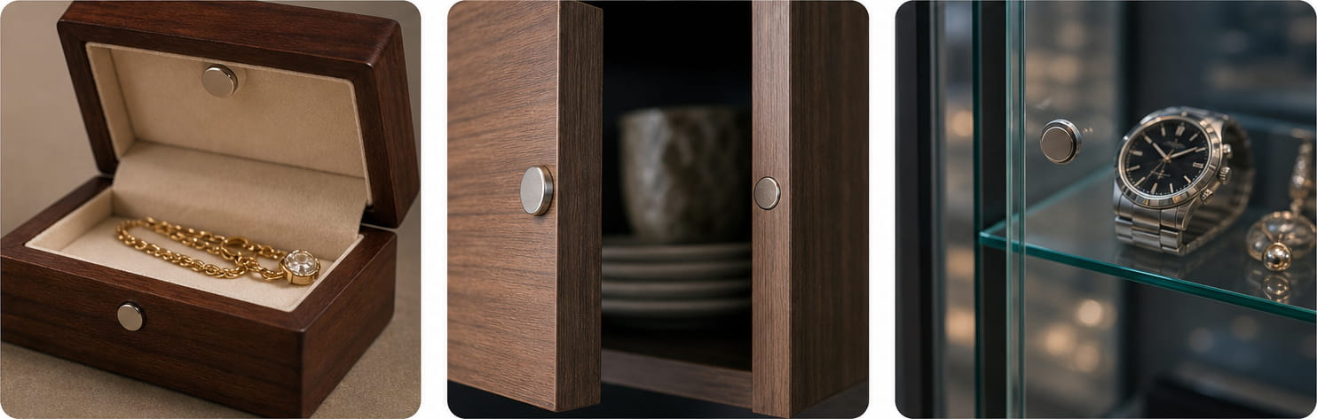 Chiusure magnetiche per mobili