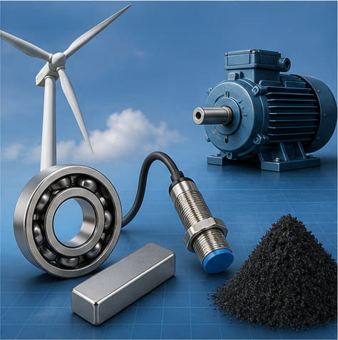 Magnete a barra N40 per chiusure per impieghi gravosi – Applicazioni industriali e di laboratorio