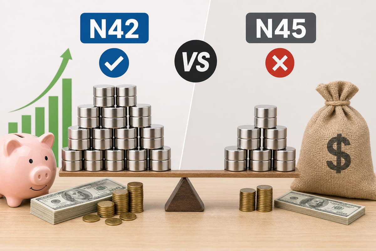Costo dei magneti N42 e N45