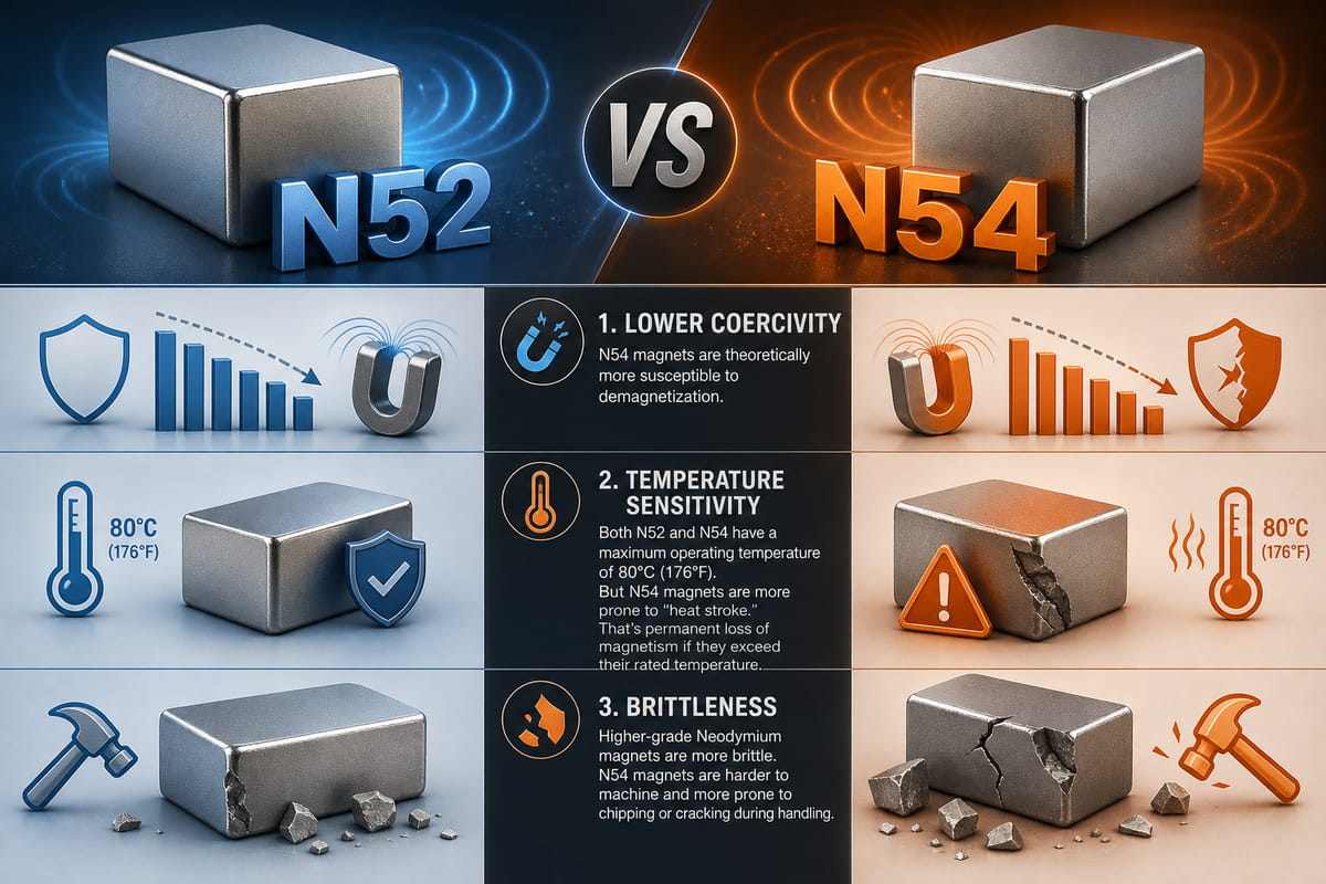 Pro e contro dei magneti N52 e N54