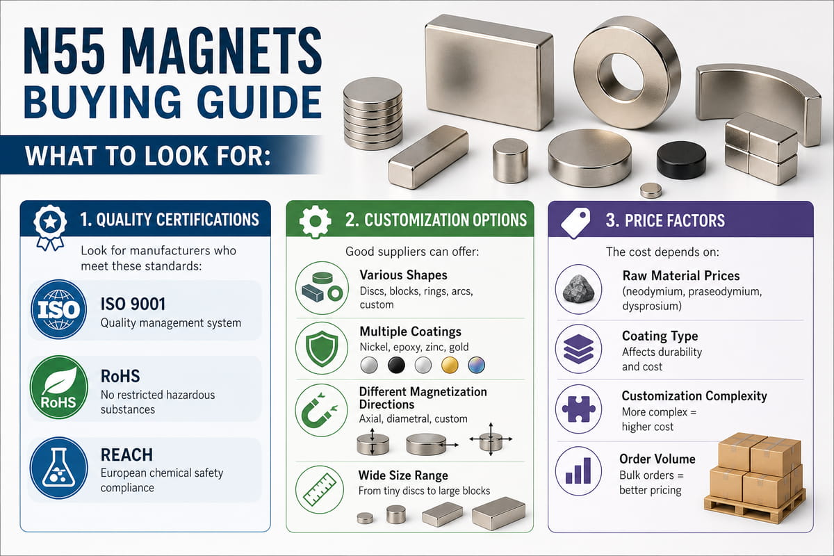 Guida all'acquisto dei magneti N55