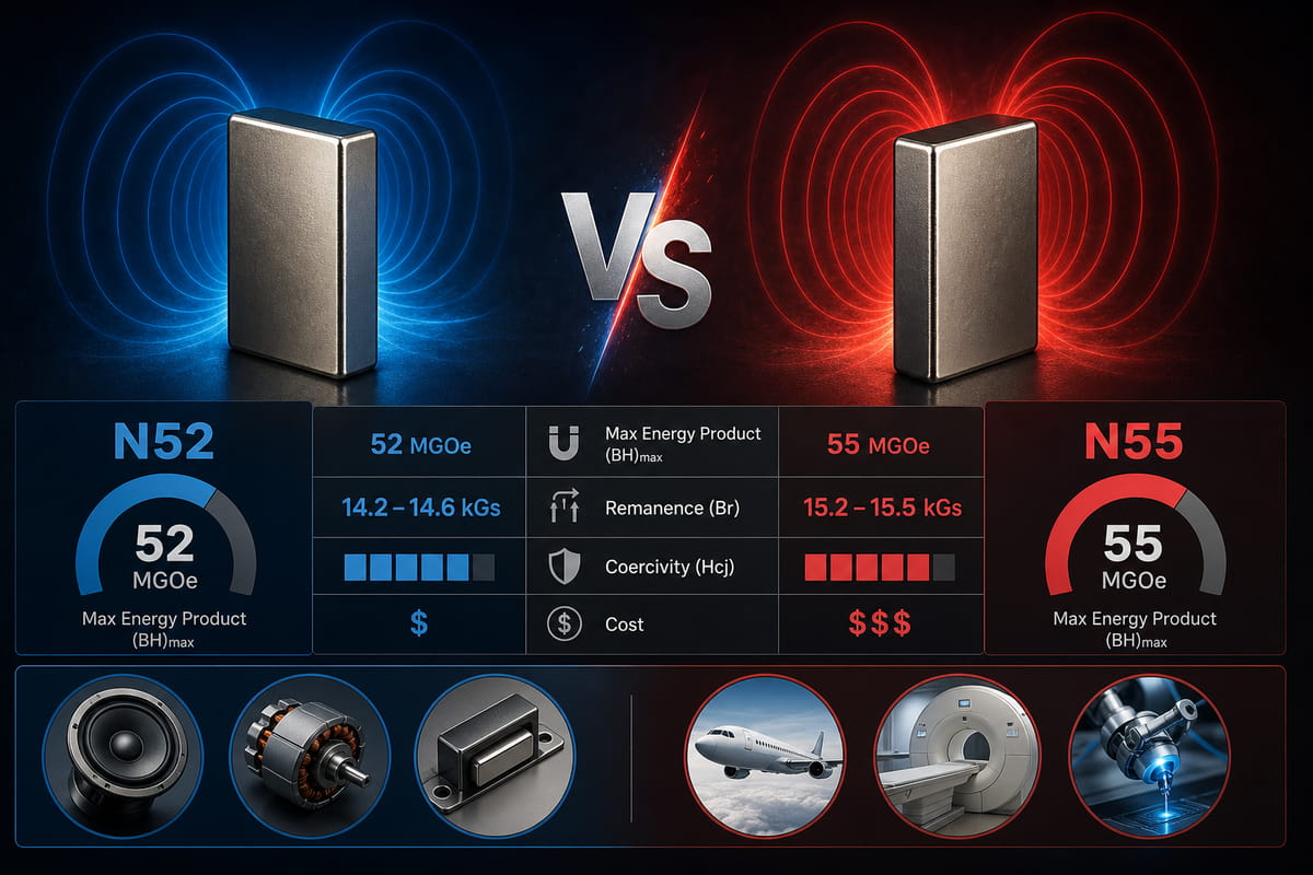 Potenza magnetica N55 vs N52