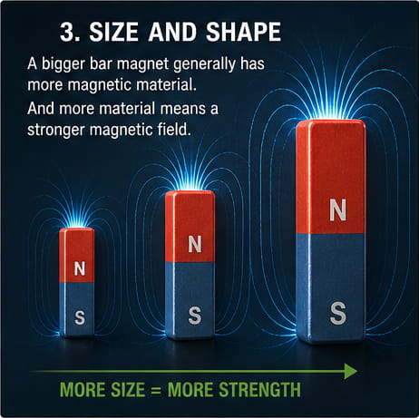 Dimensioni e forma dei magneti a barra