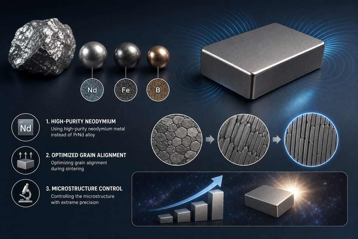 Di cosa è fatto un magnete N54?